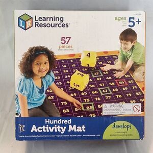 Learning Resources Hip Hoppin "Hundred Activity Mat", New open box.